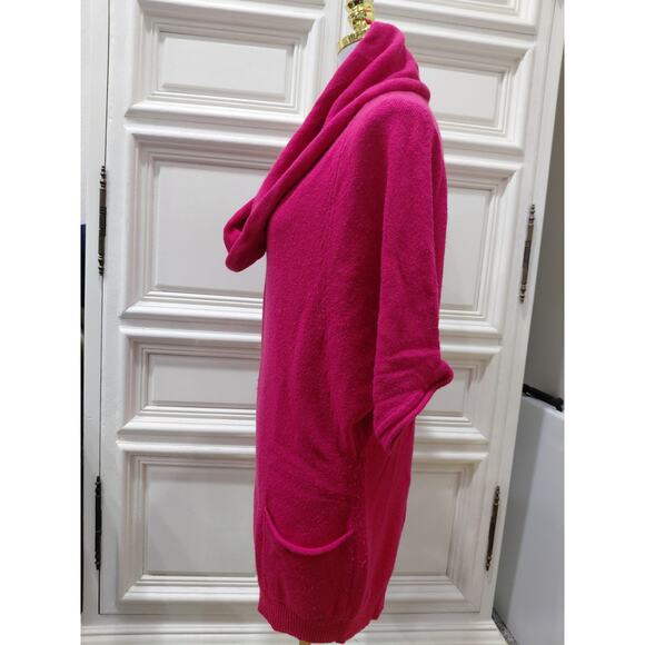 BCBG maxazria women's red sweater dress with pockets size L - Picture 4 of 8